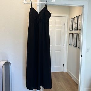 Black target maxi dress xs
